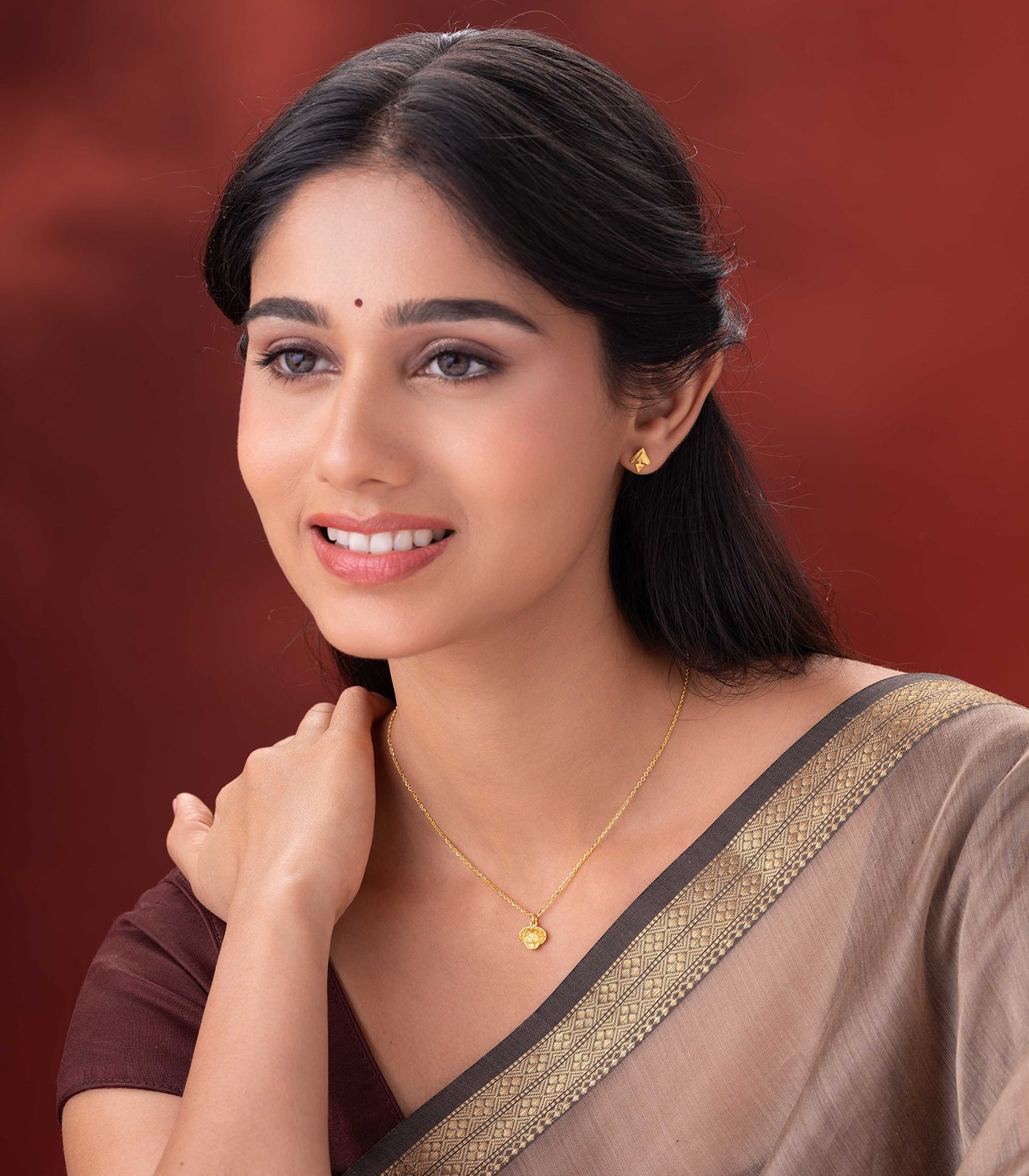 Swarna Pushpa Goph Necklace