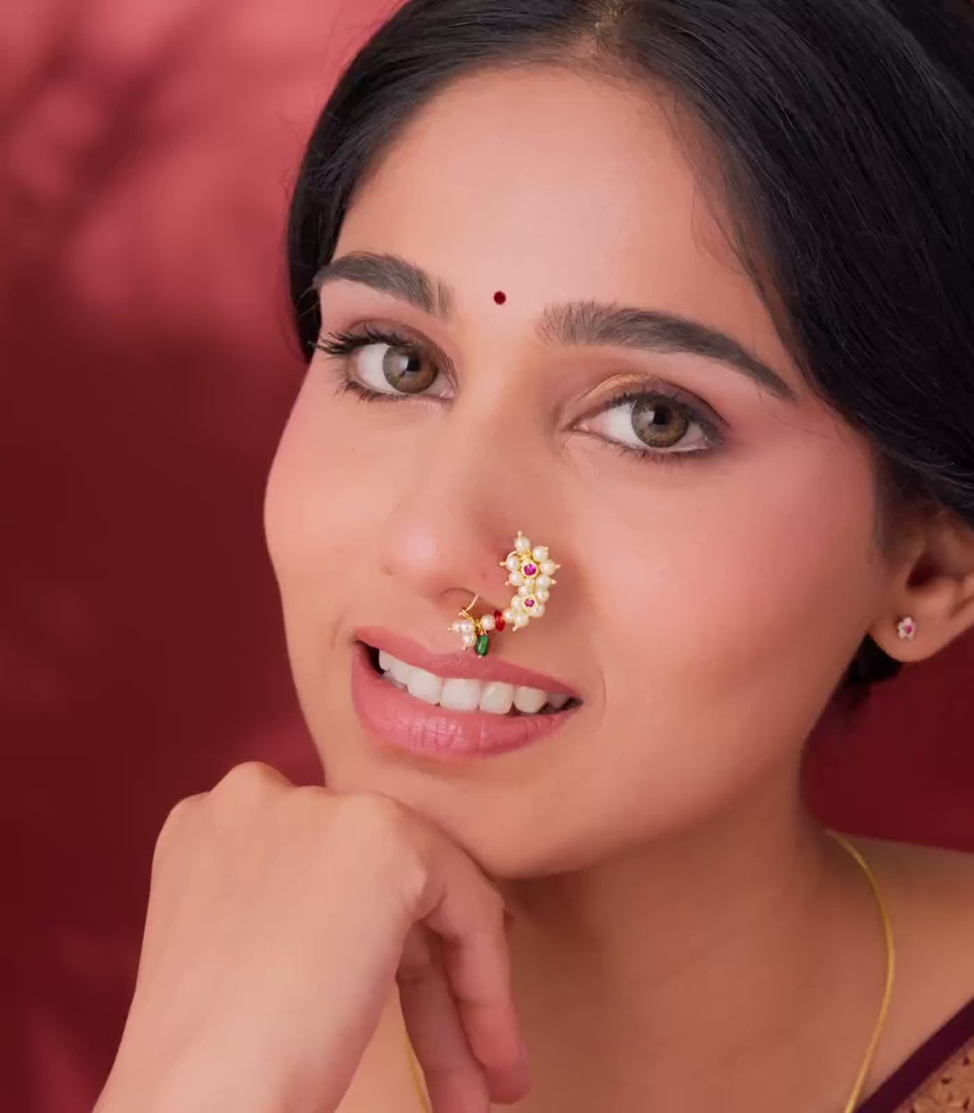 Vintage Pearl Nath (Pierced)