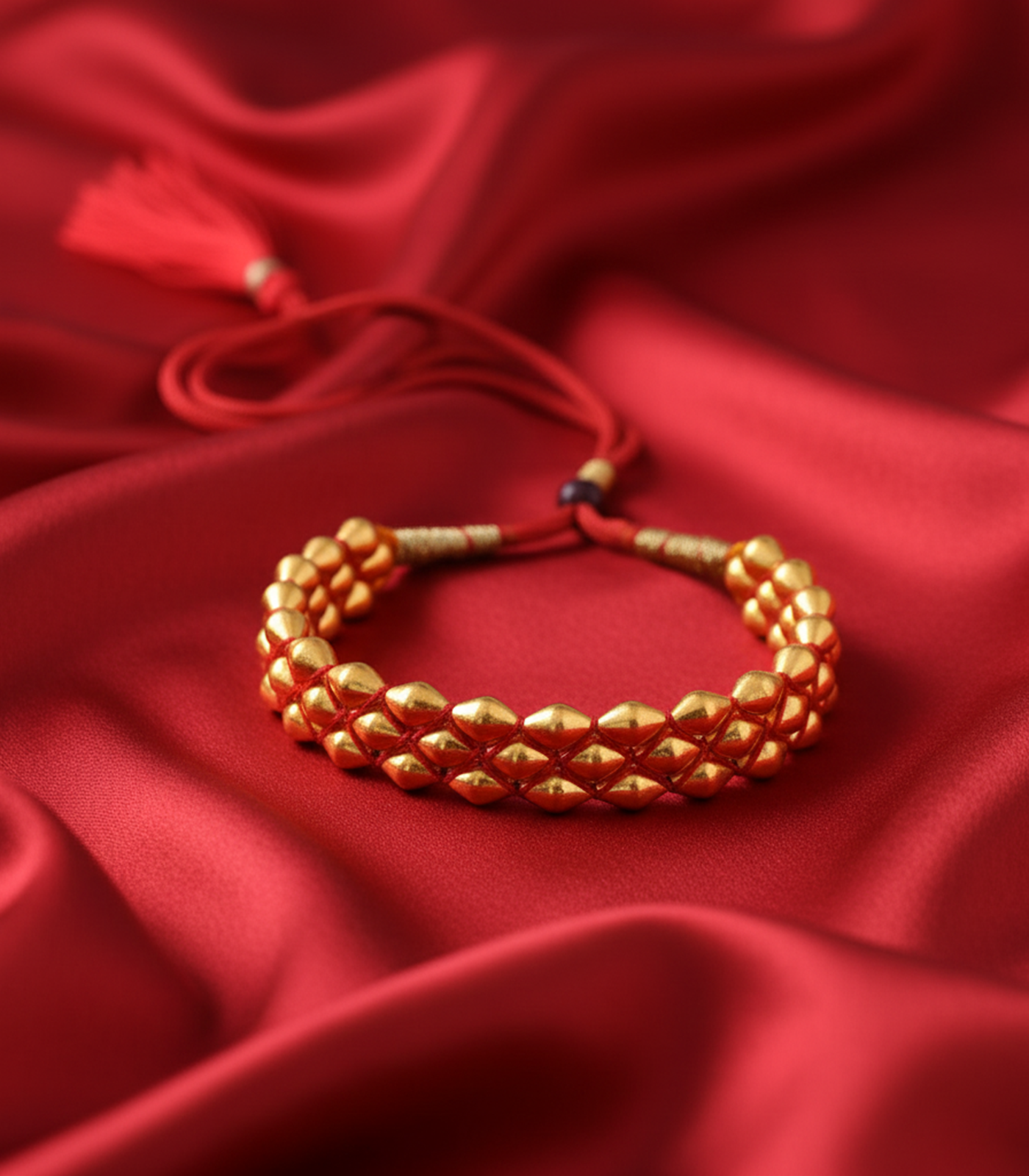 Conical Bead Choker Necklace