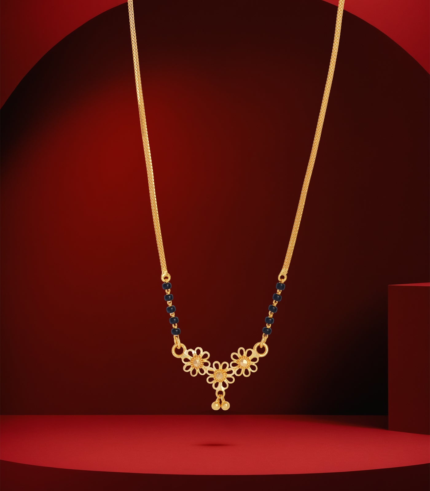 Trifloral Mangalsutra