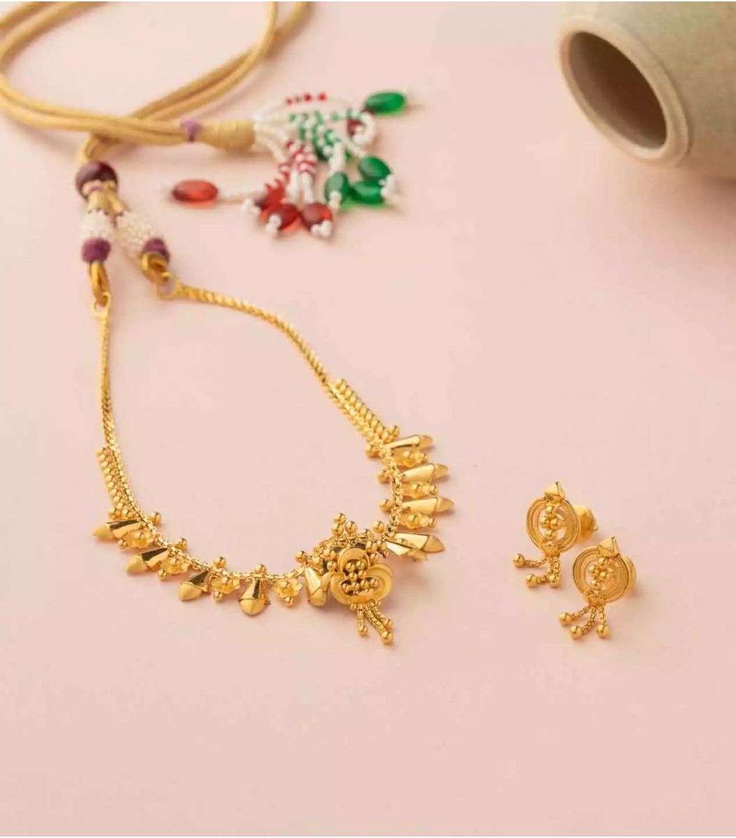 Gold Necklace-NEL917751
