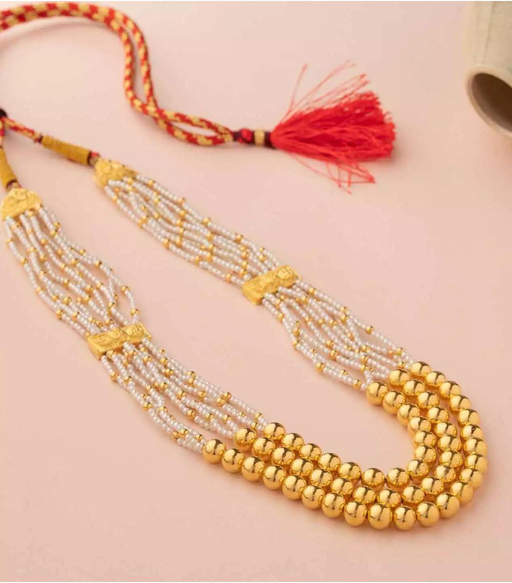 Gold Necklace-NEL930169